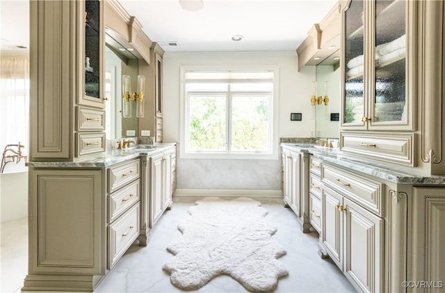 11905 Lerade Ct, Glen Allen, VA 23059 - full bath with vanity and baseboards