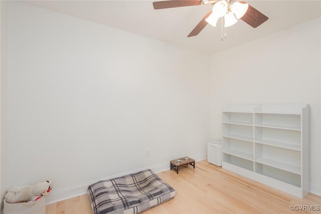 7313 Key Deer Cir, Midlothian, VA 23112 - unfurnished room featuring wood finished floors, baseboards, and ceiling fan