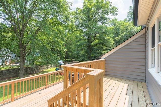 7313 Key Deer Cir, Midlothian, VA 23112 - view of deck