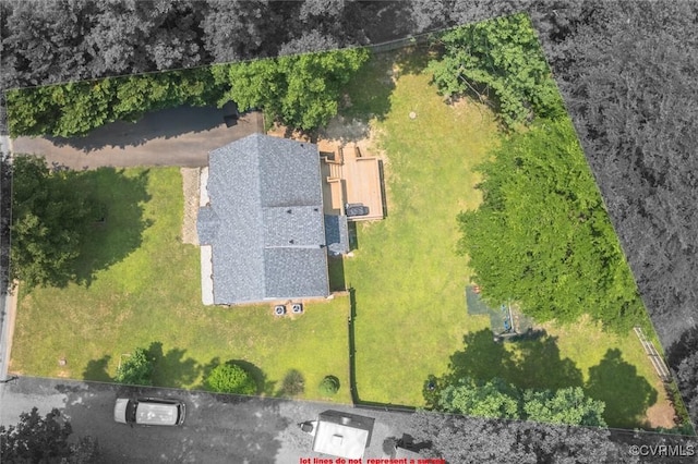 7313 Key Deer Cir, Midlothian, VA 23112 - view from above of property