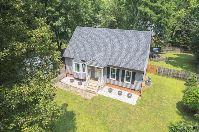 7313 Key Deer Cir, Midlothian, VA 23112 - view of front of property with roof with shingles and cooling unit