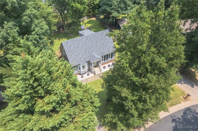 7313 Key Deer Cir, Midlothian, VA 23112 - view from above of property
