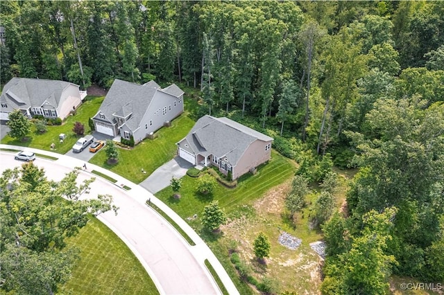 1012 Water Beech Rd, Midlothian, VA 23114 - aerial view of property's location with a heavily wooded area
