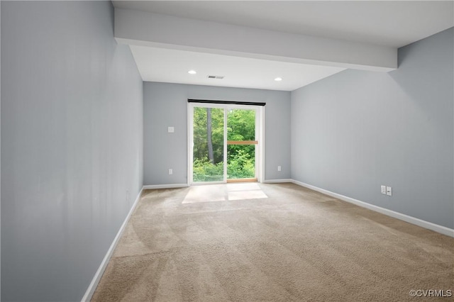1012 Water Beech Rd, Midlothian, VA 23114 - empty room featuring carpet flooring, baseboards, and recessed lighting