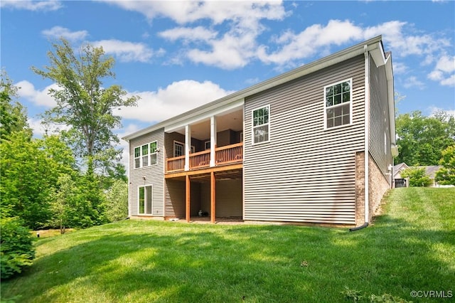 1012 Water Beech Rd, Midlothian, VA 23114 - back of house featuring a lawn