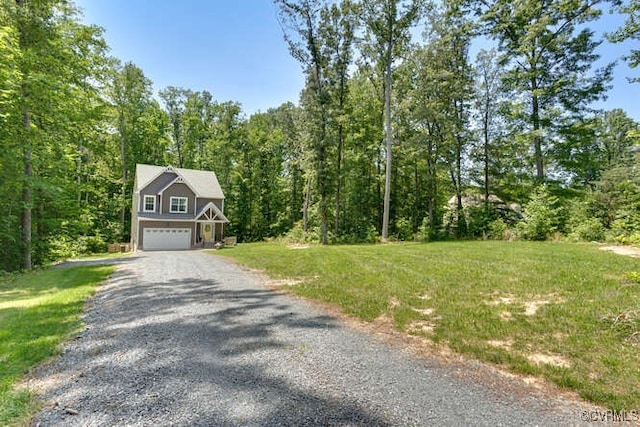 328 Peregrine Pl, Louisa, VA 23093 - view of dirt / gravel driveway with a view of trees