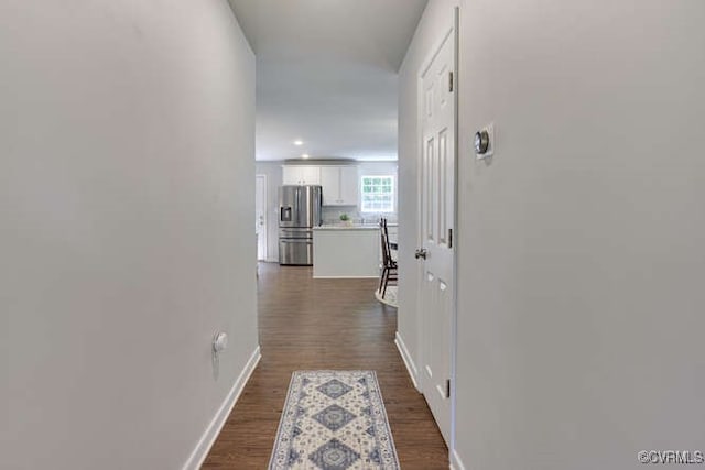 328 Peregrine Pl, Louisa, VA 23093 - hall featuring dark wood finished floors