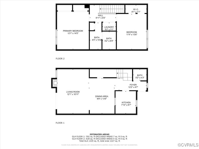 11605 E Briar Patch Dr, Midlothian, VA 23113 - floor plan / room layout