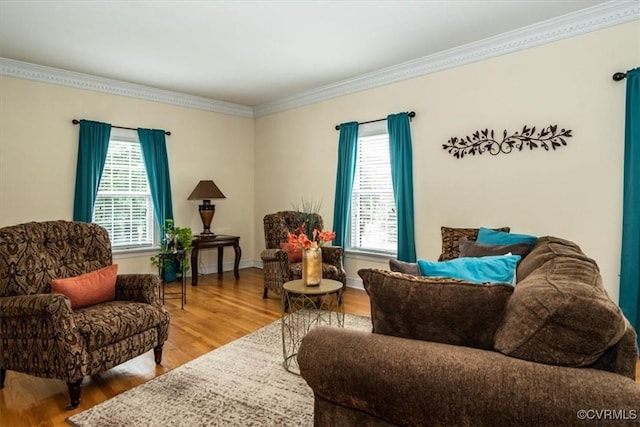 5120 Monza Ct, North Chesterfield, VA 23234 - sitting room with plenty of natural light, ornamental molding, and wood finished floors