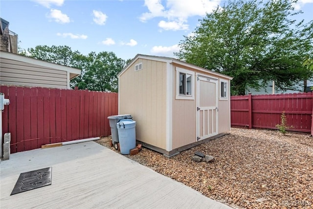 4706 Leadenhall Dr, Chesterfield, VA 23234 - view of shed featuring a fenced backyard