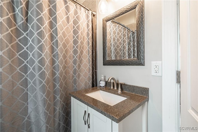 1815 Seddon Rd, Richmond, VA 23227 - bathroom with vanity and curtained shower