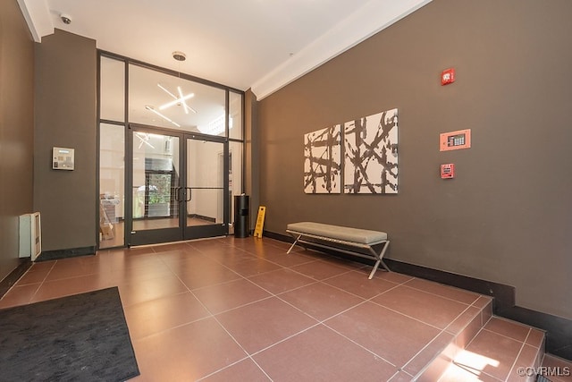 6 N 6th St Unit U3C, Richmond, VA 23219 - building lobby with a wall of windows and a security system