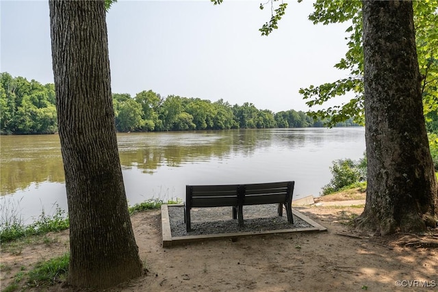 4307 Wilcot Dr, Midlothian, VA 23113 - water view with a heavily wooded area
