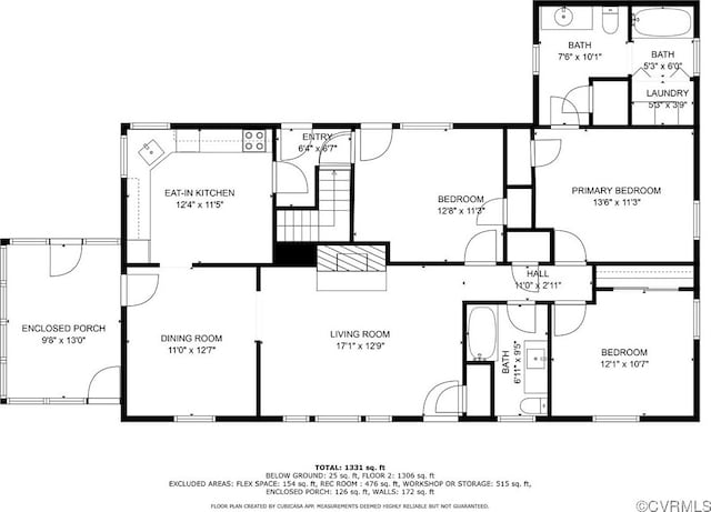 4212 Randolph Rd, North Chesterfield, VA 23236 - view of room layout