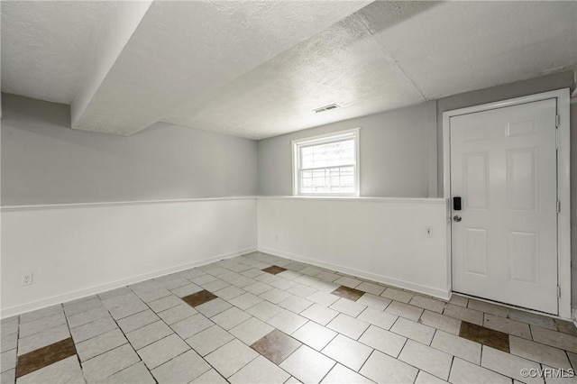 6406 Lothaire Ct, North Chesterfield, VA 23234 - basement with baseboards and a textured ceiling