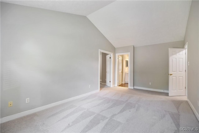 12410 Creek Mill Ct, Glen Allen, VA 23059 - empty room featuring vaulted ceiling and light colored carpet