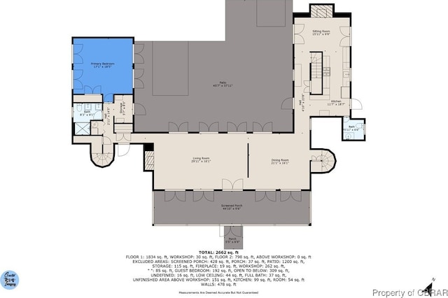 1083 Ottoman Ferry Rd, Mollusk, VA 22503 - room layout
