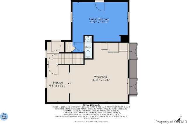 1083 Ottoman Ferry Rd, Mollusk, VA 22503 - property floor plan
