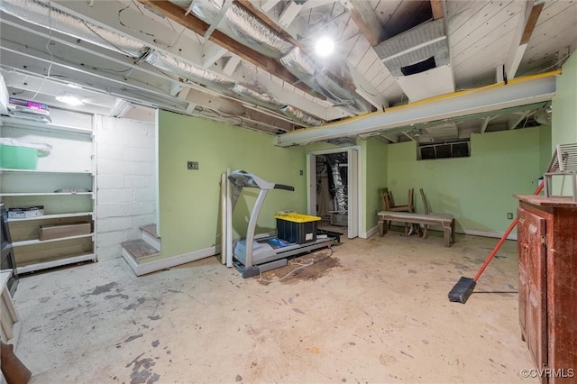 1004 Dinwiddie Ave, Henrico, VA 23229 - view of unfinished basement