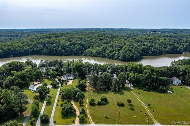 1222 Hull Harbor Rd, Heathsville, VA 22473 - aerial view of property's location with a heavily wooded area