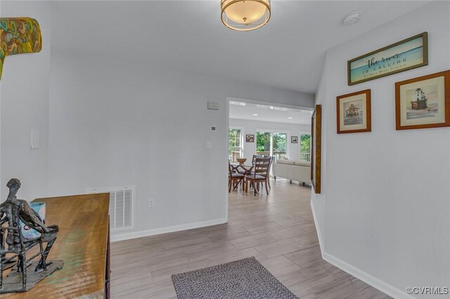 1222 Hull Harbor Rd, Heathsville, VA 22473 - hallway featuring baseboards