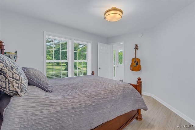 1222 Hull Harbor Rd, Heathsville, VA 22473 - bedroom with wood finished floors and baseboards