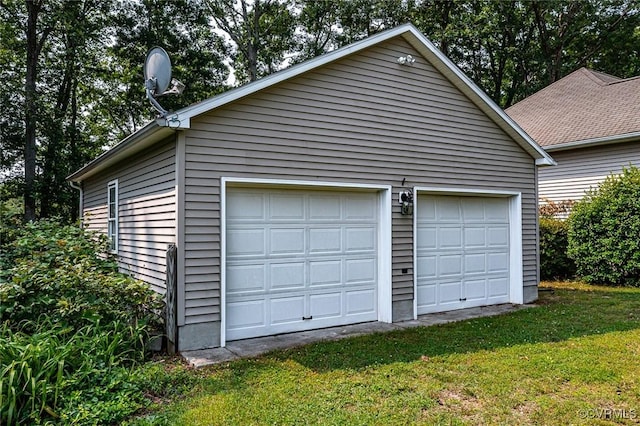 1222 Hull Harbor Rd, Heathsville, VA 22473 - view of detached garage