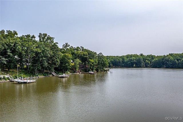 1222 Hull Harbor Rd, Heathsville, VA 22473 - water view featuring a forest