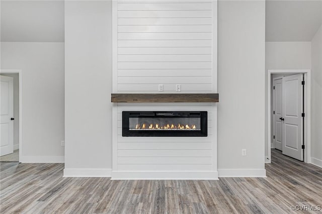 LOT10 Whartons Pass, Orange, VA 22567 - detailed view of wood finished floors, baseboards, and a glass covered fireplace