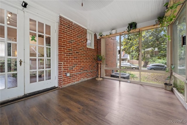 1942 Berkeley Ave, Petersburg, VA 23805 - unfurnished sunroom featuring french doors