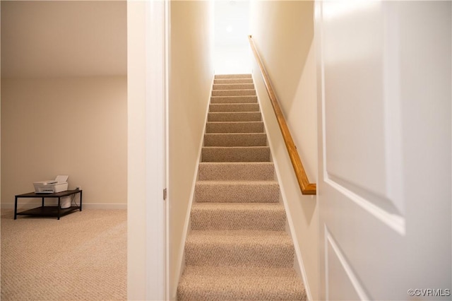 12194 Elnora Ln, Glen Allen, VA 23059 - staircase with carpet floors
