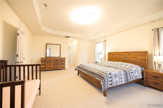 12194 Elnora Ln, Glen Allen, VA 23059 - bedroom with carpet floors and ornamental molding