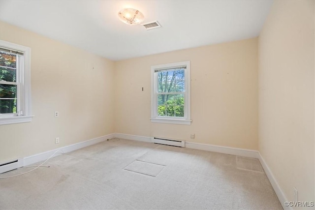 2861 Three Bridge Rd, Powhatan, VA 23139 - unfurnished room with a baseboard radiator and carpet