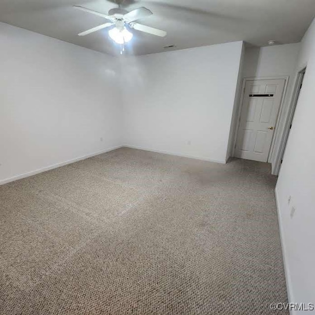 7408 First Landing Ct, Henrico, VA 23231 - carpeted empty room with a ceiling fan and baseboards