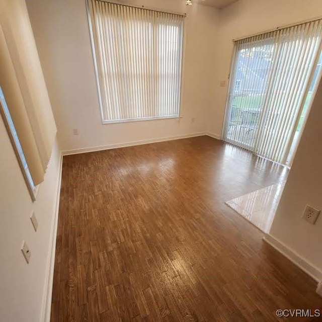 7408 First Landing Ct, Henrico, VA 23231 - spare room featuring wood finished floors and baseboards
