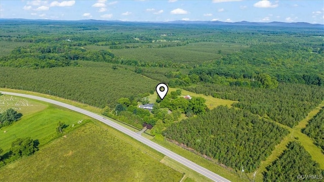 24405 N James Madison Hwy, New Canton, VA 23123 - bird's eye view of a forest