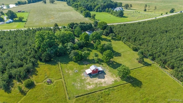24405 N James Madison Hwy, New Canton, VA 23123 - overview of rural landscape with a forest