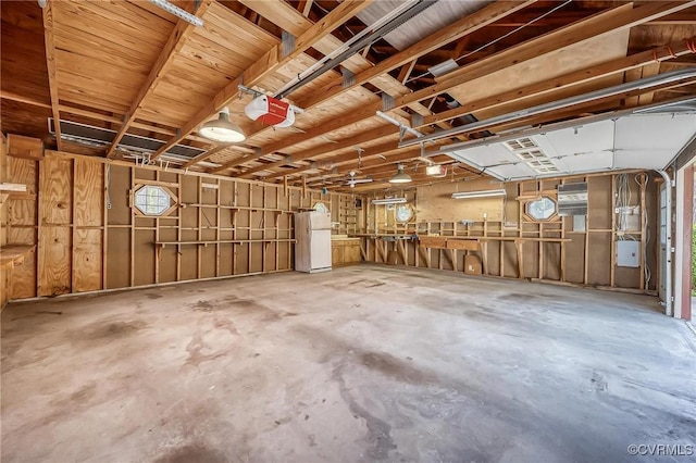 10108 Waltham Dr, Henrico, VA 23238 - garage with freestanding refrigerator