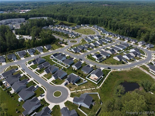 202 Arbordale Loop, Williamsburg, VA 23188 - view of property location featuring a heavily wooded area and nearby suburban area