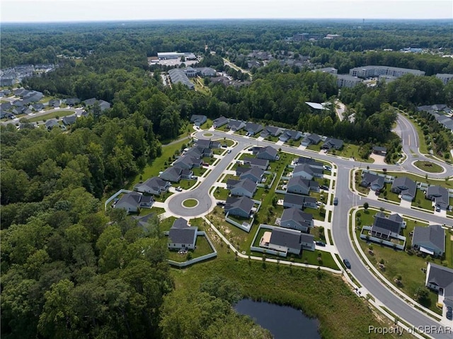 202 Arbordale Loop, Williamsburg, VA 23188 - aerial view of property and surrounding area with a forest and a nearby body of water