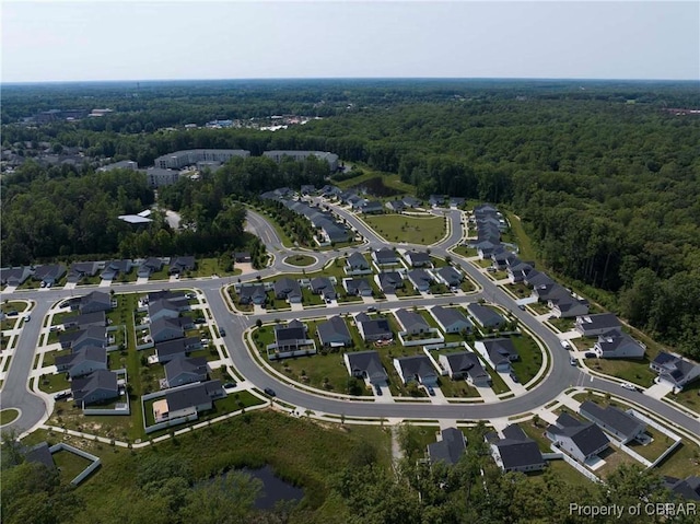 202 Arbordale Loop, Williamsburg, VA 23188 - aerial view of property's location featuring a forest and nearby suburban area