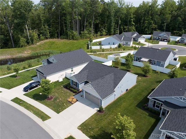 202 Arbordale Loop, Williamsburg, VA 23188 - aerial view of residential area featuring a heavily wooded area