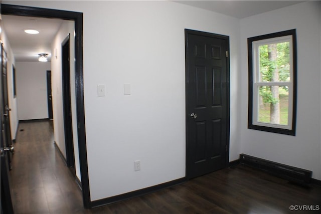 4201 Kempwood Pl, Chesterfield, VA 23832 - entrance foyer with dark wood finished floors and baseboards
