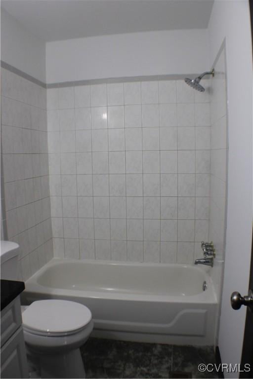 4201 Kempwood Pl, Chesterfield, VA 23832 - full bathroom with toilet, vanity, and shower / bath combination