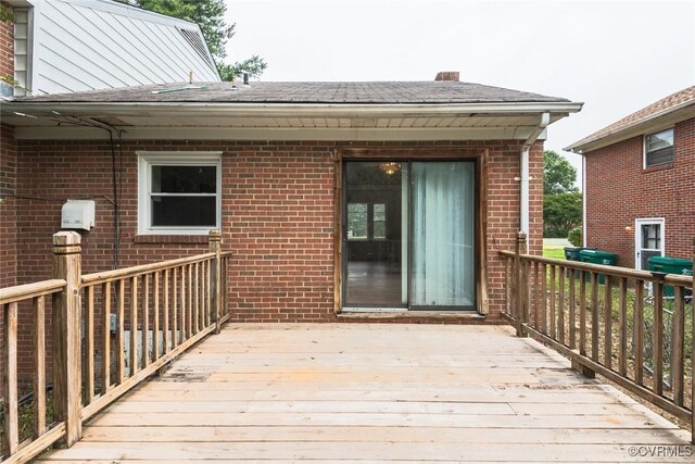 8005 Three Chopt Rd, Henrico, VA 23229 - view of wooden deck