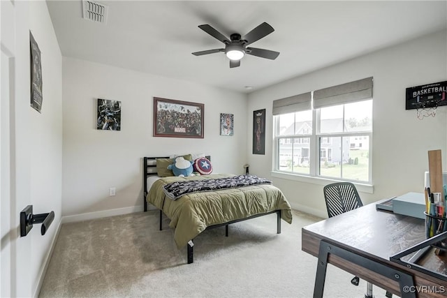 18342 Magnolia Run Ln, Moseley, VA 23120 - bedroom with carpet floors and ceiling fan