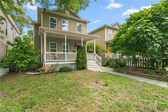 3104 1st Ave, Richmond, VA 23222 - view of front facade with covered porch