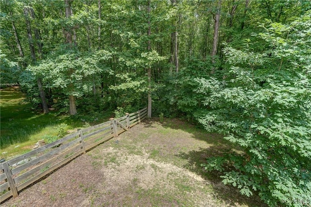 15368 W Fork Dr, Glen Allen, VA 23059 - view of yard featuring a wooded view