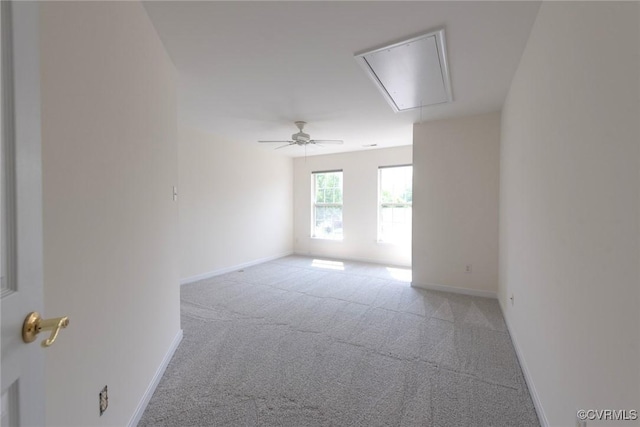 10504 Bishops Gate Dr, Glen Allen, VA 23059 - unfurnished room featuring attic access, light colored carpet, and baseboards