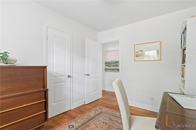 6405 Hagueman Dr, Richmond, VA 23225 - home office featuring wood finished floors and baseboards